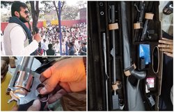 बाहुबली Mukhtar Ansari के शूटर बेटे अब्बास के घर से मिला विदेशी हथियारों का जखीरा, पिस्टल-राइफल समेत हजारों कारतूस बरामद