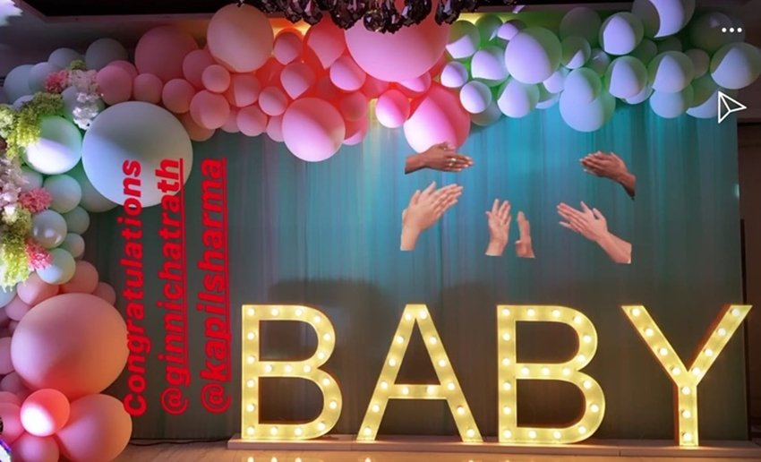 भारती सिंह ने गिन्नी के बेबी शॉवर में सजावट की कुछ तस्वीरें अपने सोशल अकाउंट से शेयर की है। (Photo: Bharti Singh/Instagram)