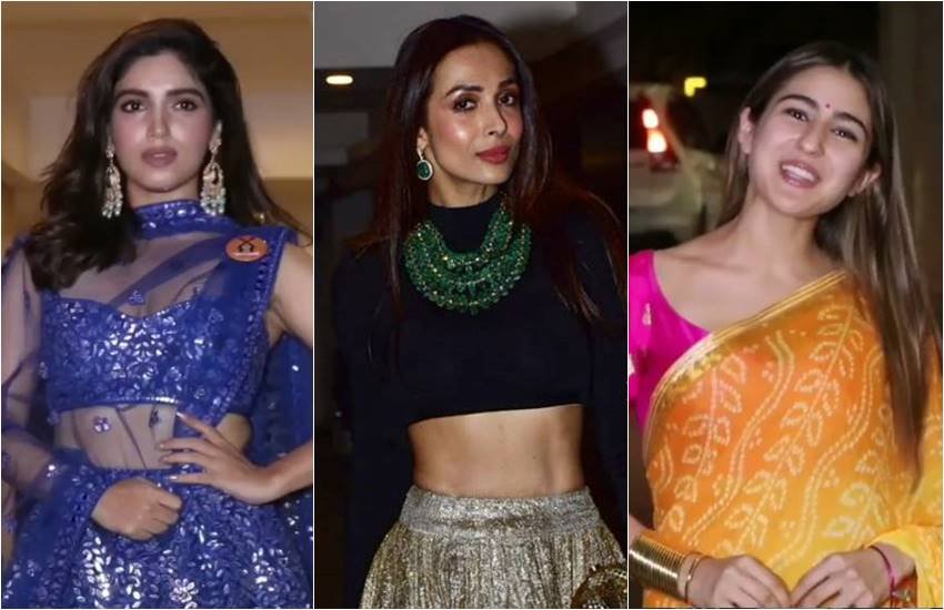 Bollywood Stars Diwali Party, diwali, diwali 2019, deepavali, happy deepavali, deepavali 2019, deepavali 2019 outfits, deepavali party ideas, deepavali party outfits, diwali party outfits, diwali 2019 india Diwali 2019, Diwali Outfits, Malaika Arora, Sara Ali Khan, Taapasee Pannu, Bhumi Pednekar, Bollywood Diwali Party 2019, Diwali Mela 2019, Malaika Arora Diwali party, entertainment news, Bollywood news, Television News