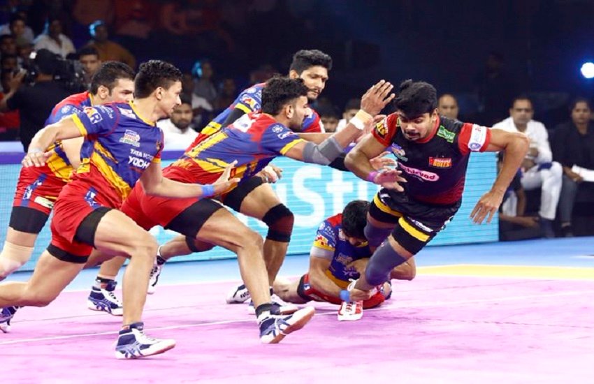 यूपी योद्धा ने जीता मुकाबला (फोटो सोर्स- pro kabaddi)