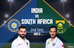 India vs South Africa 3rd Test, Day 3: तीसरे दिन का खेल खत्म, अफ्रीका का स्कोर- 132/8