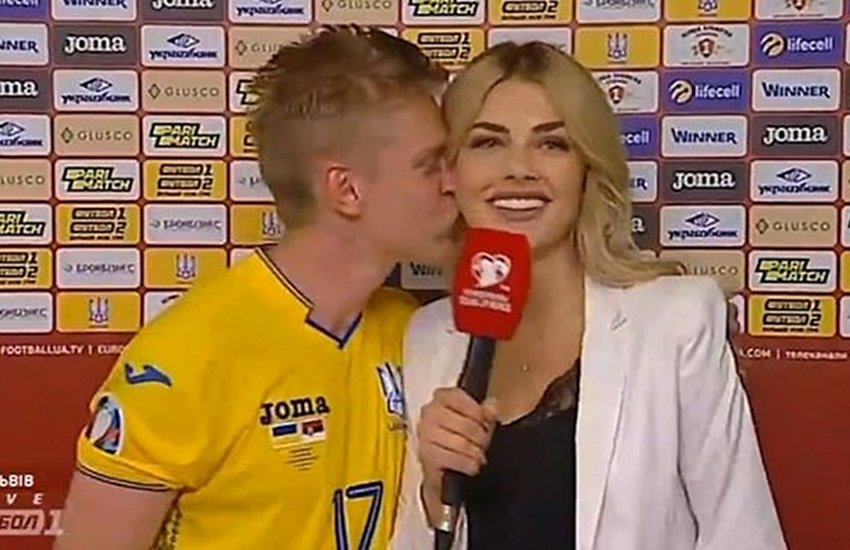 Oleksandr Zinchenko and Vlada Sedan