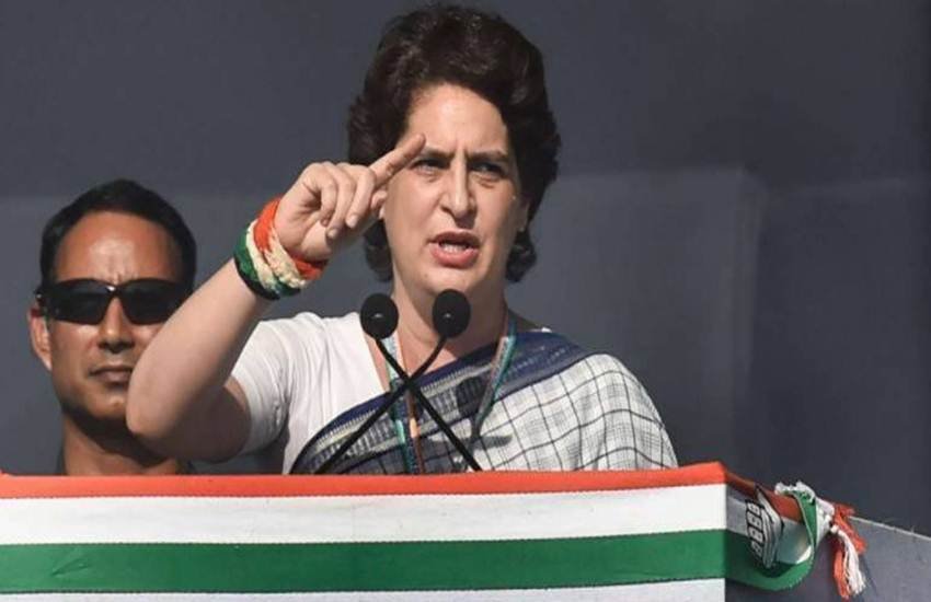प्रियंका गांधी ने बीजेपी पर निशाना साधा।(फाइल फोटो/PTI)