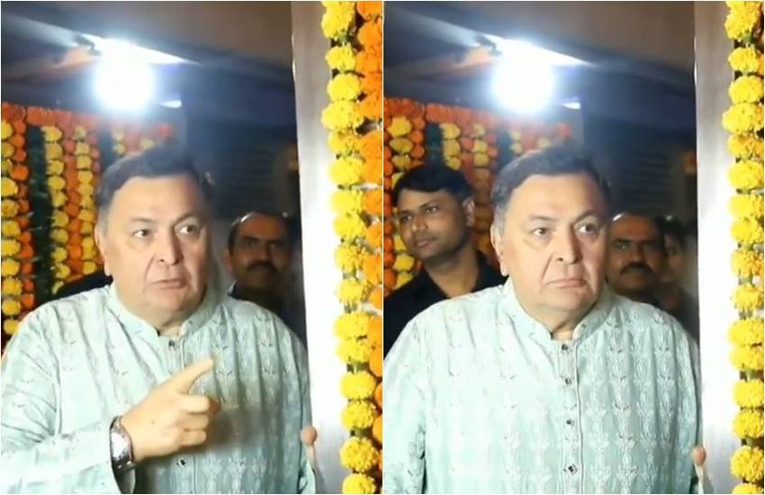 Rishi Kapoor, Rishi Kapoor Blast On Media, Rishi Kapoor Scold Photographers, Rishi Kapoor Fired Media, Rishi Kapoor in the middle of Diwali Celebration Blast, Rishi Kapoor with Nitu Kapoor, entertainment news, Bollywood Celebrities in Dewali Celebration, bollywood news, entertainment news
