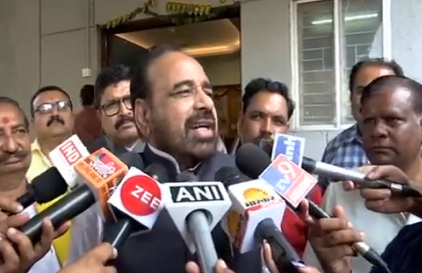 BJP नेता गोपाल भार्गव। (videoscreenshot )