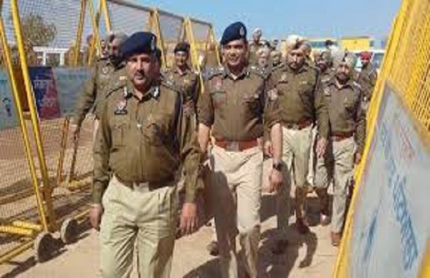 गुरुग्राम पुलिस की प्रतीकात्मक तस्वीर,, फोटो सोर्स- इंडियन एक्सप्रेस