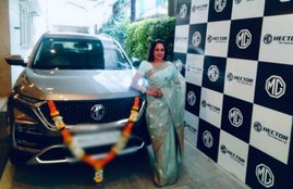 Hema Malini bought new MG Hector, Hema Malini car collection, Hema Malini cars, MG Hector suv, MG Hector price, MG Hector features, MG Hector petrol variant, MG Hector diesel variant