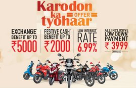 Hero MotorCorp Diwali Discount Offer, Hero splendor discount offer, hero maestro discount offer, hero glamour offer, hero destini scooter discount offer, hero bike discount offer, hero scooter discount offer, hero moto festive discount offer