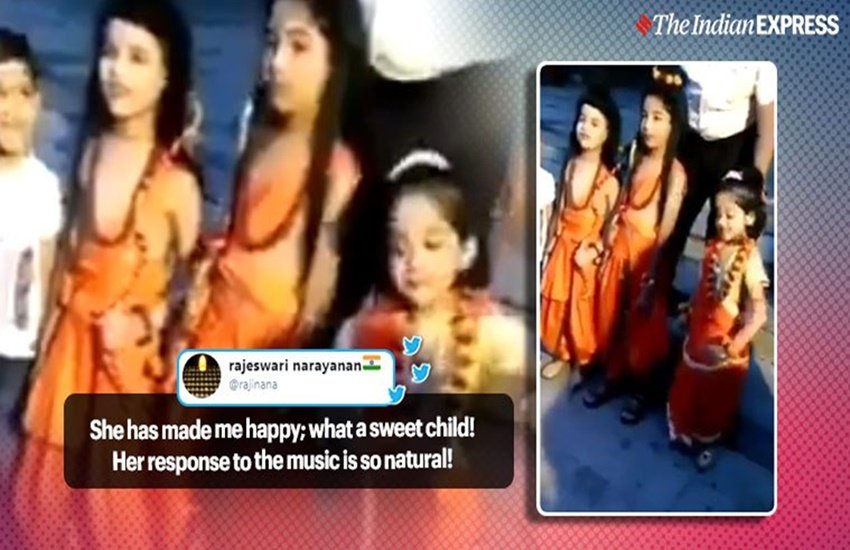 भगवान के रूप में छोटे बच्चे (फोटो सोर्स -इंडियन एक्सप्रेस)