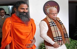 Baba RamDev, Yoga Guru, RamDev bjp, Haryana Assembly elections 2019, Haryana Assembl, Haryana Assembly elections, Assembly elections 2019, Mahendragarh rally, Congress, bjp, Haryana Congress, Haryana Congress leaders