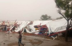 Indore: कांग्रेस MLA के घर शोकसभा में 200 लोगों पर गिरा पंडाल, 1 की मौत, कई घायल