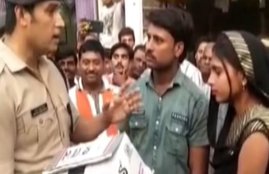 Etawah, Karva Chauth, Etawah SSP, SSP Santosh kumar, bike rider, helmet, road accident