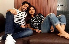 ayushmann khurrana, dheeme dheeme song, kartik aaryan, bhumi pednekar, ananya panday, pati patni aur woh songs, pati patni aur woh trailer, tony kakkar song dheeme dheeme, dheeme dheeme song in pati patni aur woh, kartik aaryan and ananya panday, bhumi pednekar, ayushmann and bhumi dance on dheeme dheeme, ayushmann khurrana film, bhumi pednekar in pati patni aur woh, bhumi in bala, bhumi in pati patni aur woh