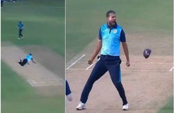 VIDEO: यूसुफ पठान के हैरतअंगेज कैच पर फिल्मी हुए राशिद खान, कहा- ये पठान का हाथ है ठाकुर