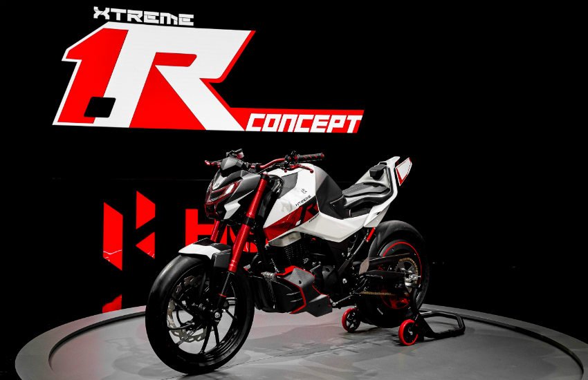 Hero Xtreme 1.R कॉन्सेप्ट को पहली बार इस मोटर शो में प्रदर्शित किया गया है। 