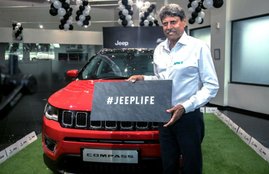 Kapil Dev bought jeep compass, MS dhoni jeep grand cherokee, Kapil Dev car collection, Kapil Dev new suv, jeep compass price in india, jeep compass features