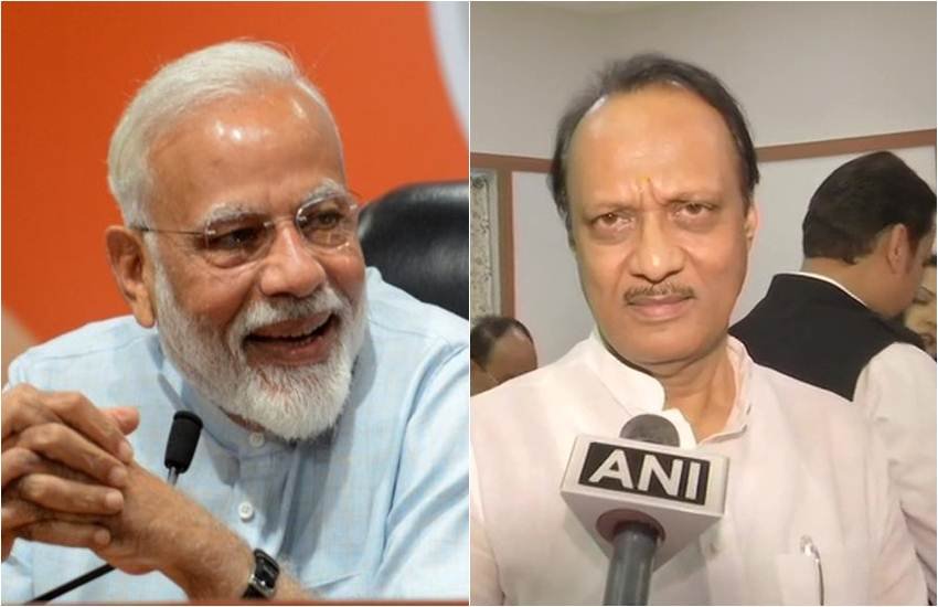 सभी को चौंकाते हुए महाराष्ट्र में बीजेपी-एनसीपी की सरकार बन गई। पीएम मोदी ने दी बधाई। (फोटो क्रेडिट/ ANI Tweets) 