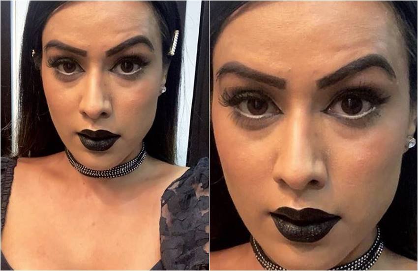 Naagin 4, Actress Nia Sharma, Nia Sharma Bold Look, Nia Sharma Lip Color, Black Color Nia Lips, Nia Fans loving Her Lips, Nia Trolled ON Social Media, Nia Sharma Trolled by Social Media Users,Nia Sharma Black Lip Color, Nia Look alike Devil, entertainment News, Bollywood NEWS, television news