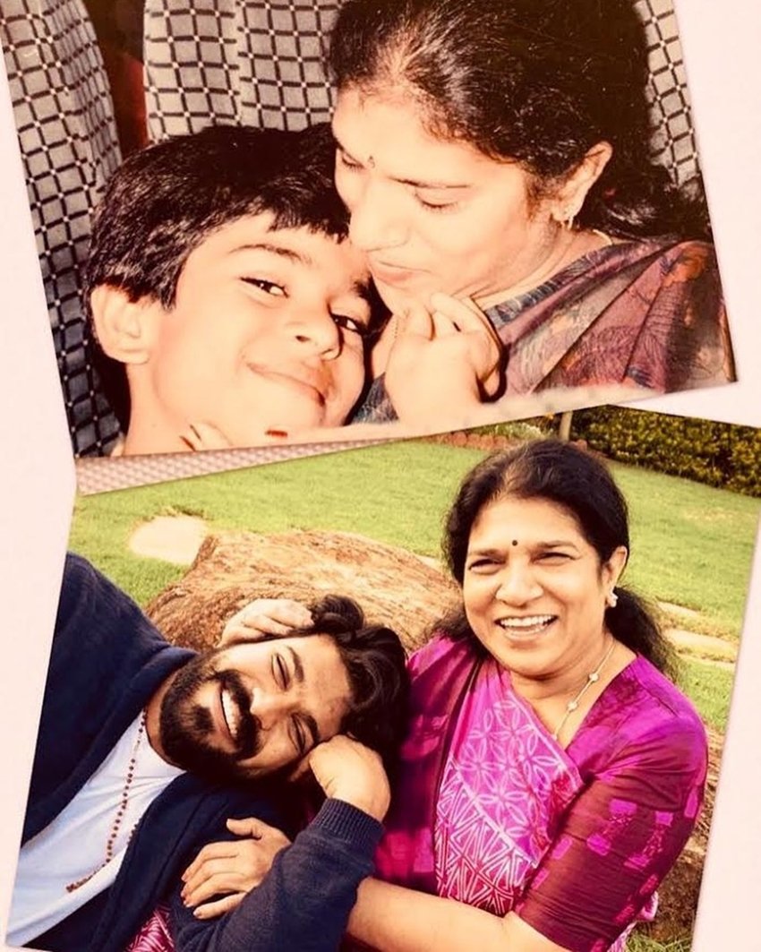 मां सुरेखा के साथ सुपस्टार रामचरन। (Photo: Ram Charan/Instagram)