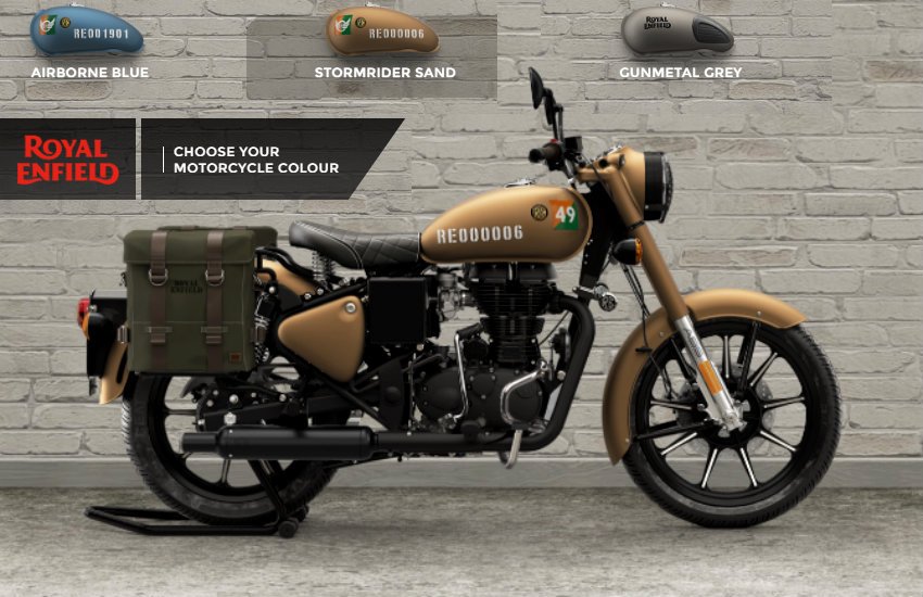 Royal Enfield Online Motorcycle Configurator, Royal Enfield Online modification, Royal Enfield Online sales, Royal Enfield modification, Royal Enfield news updates, Royal Enfield Classic 350, Royal Enfield Bullet, Royal Enfield Thunderbird Royal Enfield Online Motorcycle Configurator, Royal Enfield Online modification, Royal Enfield Online sales, Royal Enfield modification, Royal Enfield news updates, Royal Enfield Classic 350, Royal Enfield Bullet, Royal Enfield Thunderbird