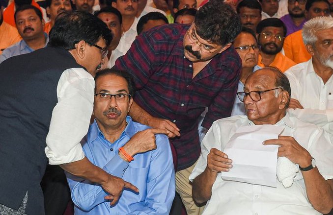 फ्लोर टेस्ट में लाऊंगा 162, ये गोवा नहीं है महाराष्ट्र है- Shivsena, INC व NCP के शक्ति प्रदर्शन के बाद बोले पवार