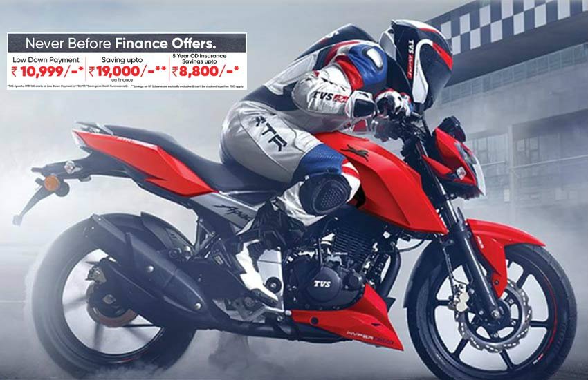 TVS Apache कंपनी की बेस्ट सेलिंग बाइक्स में से एक है। 