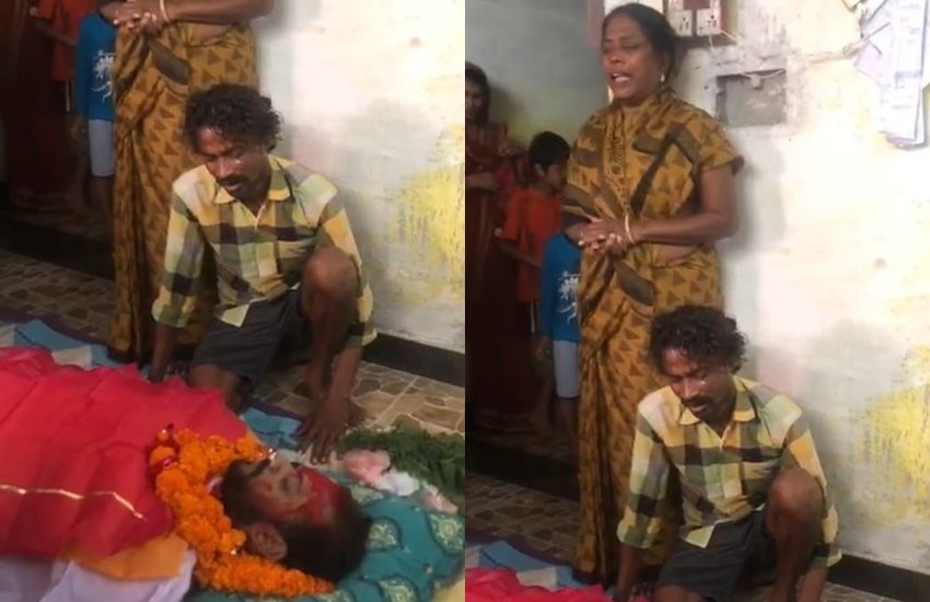 तस्वीर वायरल हो रहे वीडियो से ली गई है। 
