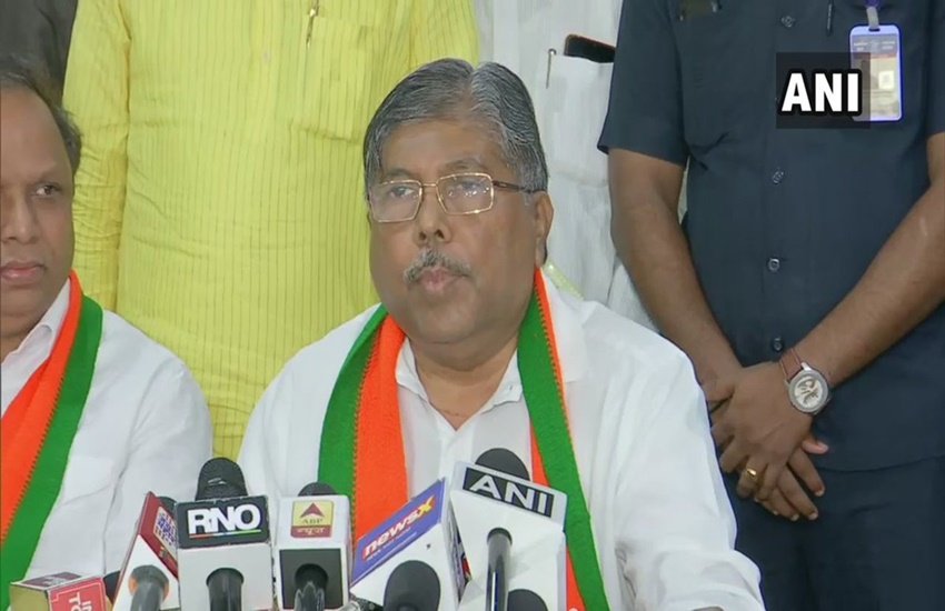 महाराष्ट्र बीजेपी प्रदेश अध्यक्ष चंद्रकांत पाटिल (फोटो सोर्स- ANI)