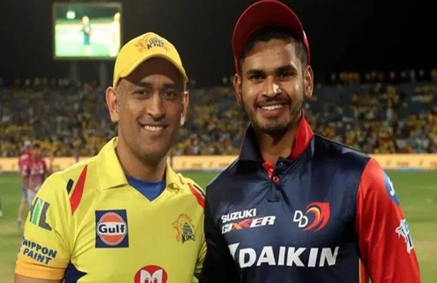 एम एस धोनी और श्रेयस अय्यर। (फोटो सोर्स- इंस्टाग्राम)