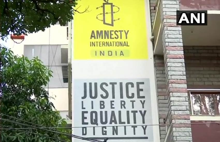 एमनेस्टी इंटरनेशनल ग्रुप पर सीबीआई छापा। 
फोटो सोर्स: ANI