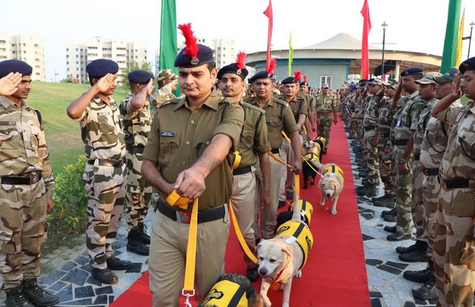 Delhi मेट्रो में तैनात CISF के 7 डॉग हुए रिटायर, भावुक जवान बोले- सैनिक बन हुए सेवानिवृत्त