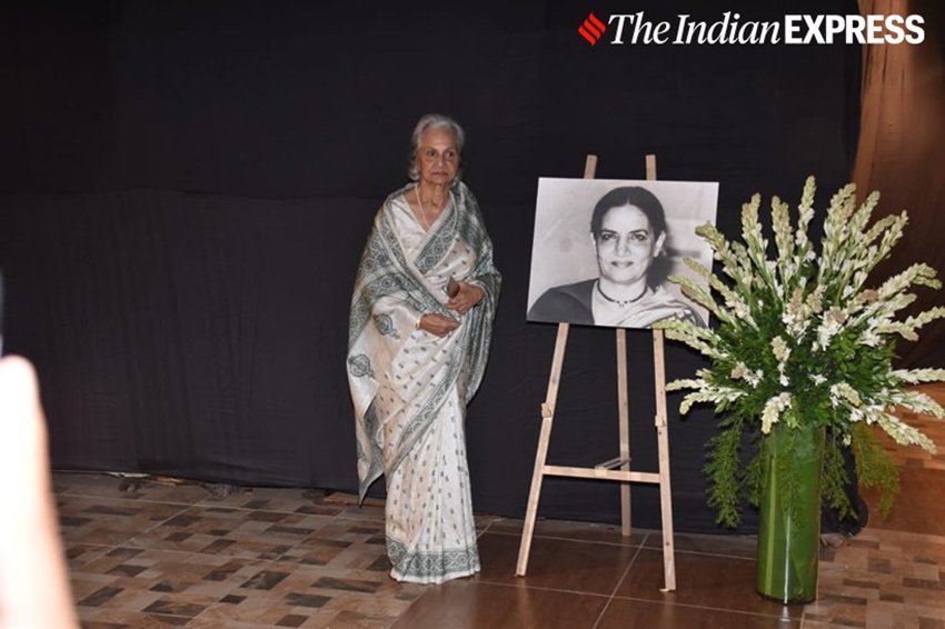 वेटरन एक्ट्रेस वहीदा रहमान।