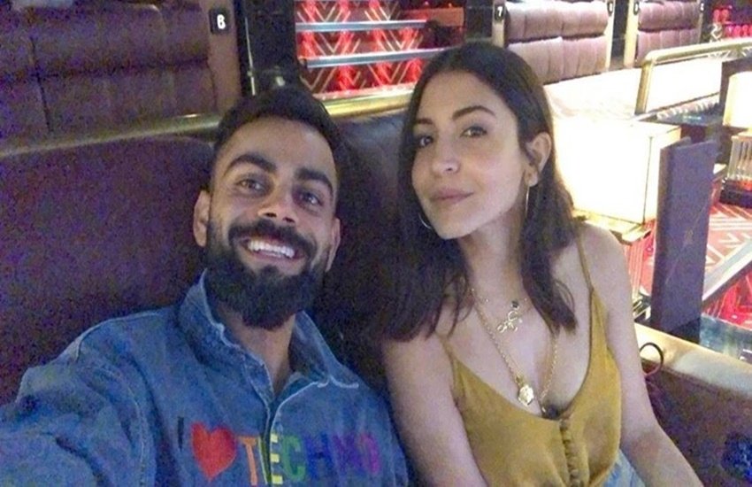 विराट कोहली और अनुष्का शर्मा। (फोटो सोर्स- Twitter/imVKohli)