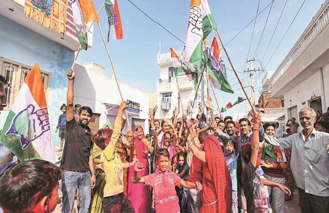 राजस्थान: लोकसभा चुनाव में बुरी तरह हारने वाली कांग्रेस ने निकाय चुनाव में भाजपा को दी मात