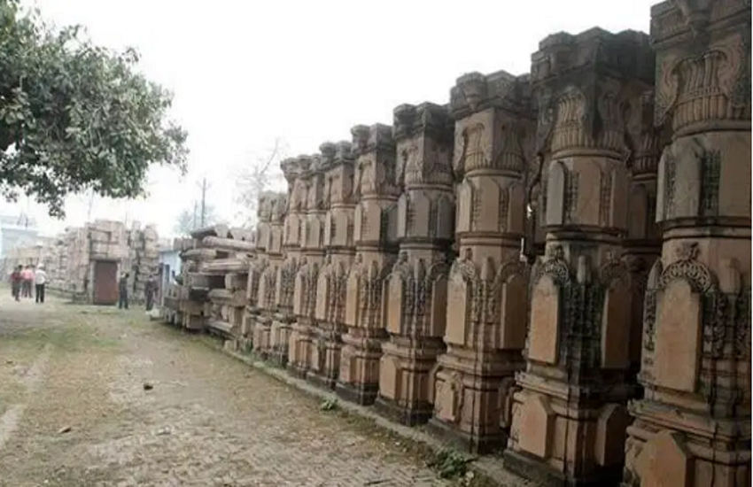 सोमपुरा ने कहा कि मंदिर पर लगभग 40 फीसदी काम पूरा हो चुका है। (Indian express file) 