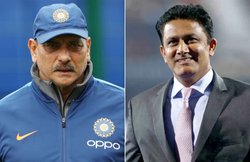 कुंबले के साथ तस्वीर शेयर कर ट्रोल हुए रवि शास्त्री, यूजर्स बोले- फडणवीस से म‍िल रहे उद्धव