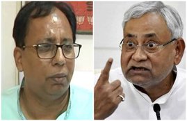 Nitish Kumar, BJP, Sanjay Jaiswal, Bihar rural roads corruption, Pradhan Mantri Gram Sadak Yojana, PMGSY, Bihar news, bihar CM, West champaran, india news, Hindi news, news in Hindi, latest news, today news in Hindi