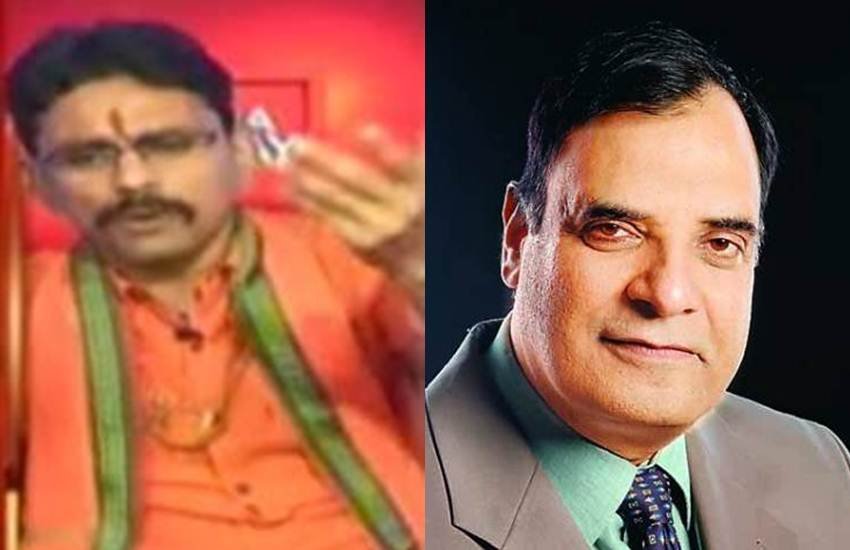 टीवी डिबेट में शामिल हुए पैनलिस्ट शिवसेना नेता विजय कृष्णन और वरिष्ठ पत्रकार आलोक मेहता। (image source- youtube/facebook)
