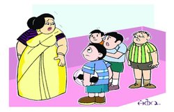 कविता: गोलू मोलू बबलू डबलू