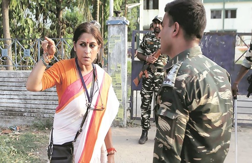 अभिनेत्री से नेत्री बनीं सांसद रुपा गांगुली( Express photo by Partha Paul)