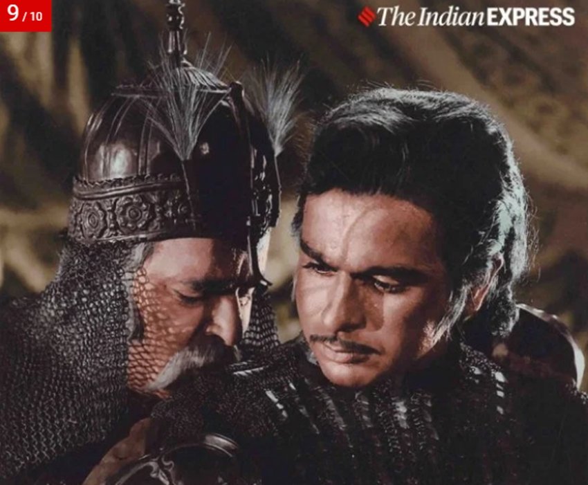 दिलीप कुमार का नाम सबसे ज्यादा अवार्ड पाने वाले भारतीय एक्टर के तौर पर गिनीज बुक ऑफ वर्ल्ड रिकॉर्ड्स में शामिल है। तस्वीर मुगल-ए-आजम की है।