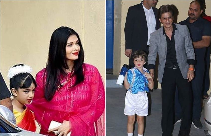 Aishwarya Rai Bachchan, Shahrukh Khan, Aishwary Rai Bachchan Daughter Aradhya, Shahrukh Khan Son Abraam, Aishwary, Abram, Hridan, Abram School, ambani international School, Children School Annual function Ambani International School, Aradhya Performance, Aradhya Cultural Performance, Look At ARADHYA BACHCHAN Performance, bollywood news, television news, entertainment news