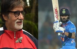 Amitabh Bachchan and Virat Kohli