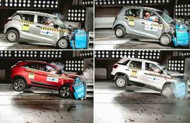India's safest cars, global NCAP crash test, safe car of india, Tata nexon, Mahindra Marazzo, maritu Ertiga, wagon-R, Hyundai santro, Vitara Brezza