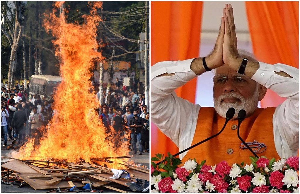 नागरिकता संशोधन विधेयक (कैब) का जमकर हो रहा है विरोध। (Express photo)