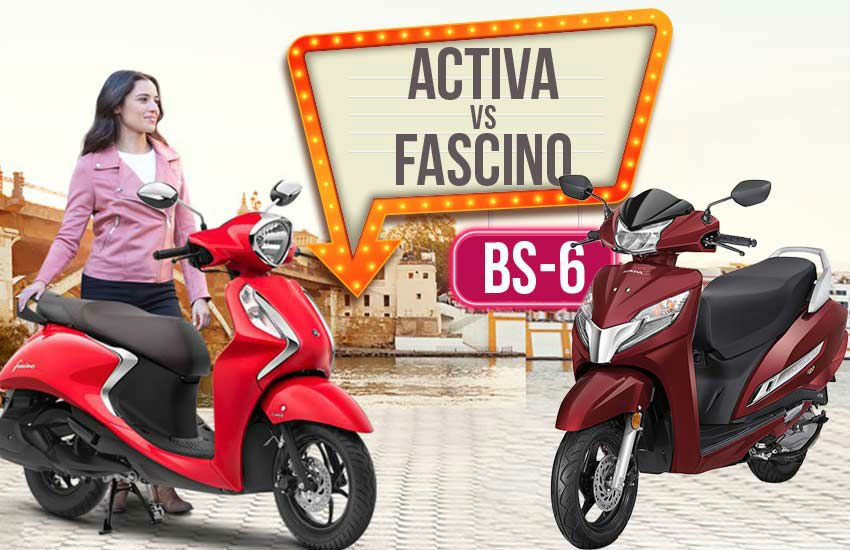 Yamaha Fascino BS6 vs Honda Activa BS-6 Comaprison, Yamaha Fascino vs Honda Activa, Honda Activa Vs Yamaha Fascino, Yamaha Fascino BS6 price, Yamaha Fascino BS-IV mileage, Yamaha Fascino BS-IV features, Honda Activa BS-IV mileage