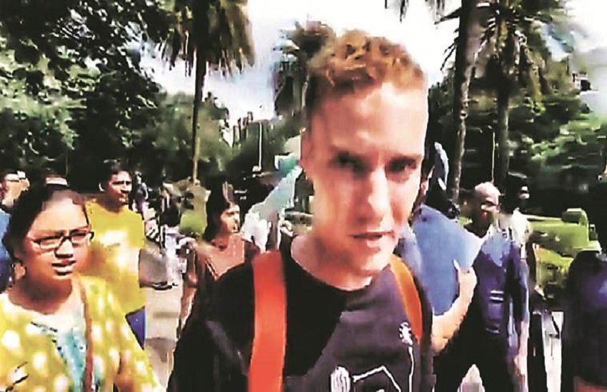 जर्मन छात्र जैकोब लिंडेंथल , फोटो सोर्स - सोशल मीडिया