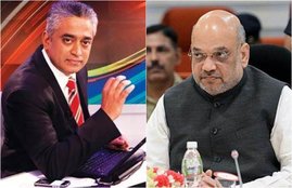 Amit Shah, Rajdeep Sardesai,