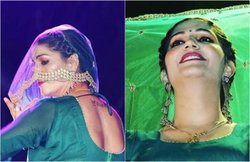 हरे सूट में हरियाली बिखेर रहीं Sapna Choudhary का देखें गजब डांस, इंटरनेट पर ‘घूंघट’ ओढ़ छाई हरियाणा की ‘देसी क्वीन’