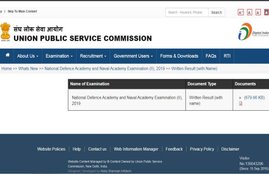 upsc nda result, how to check nda result, upsc.gov.in, upsc official website, nda II result 2019, na result 2019, UPSC Resulr 2019,